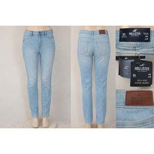 Hollister High Rise Super Skinny Jeans Women 9S W29 L28 NWT Preppy Y2K